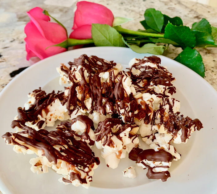 Popzup Popper Popcorn with Dark Chocolate, Salted Caramel & Cashews – popzup
