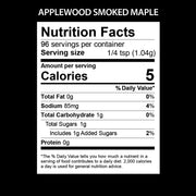 APPLEWOOD SMOKED MAPLE NUTRITIONAL FACTS