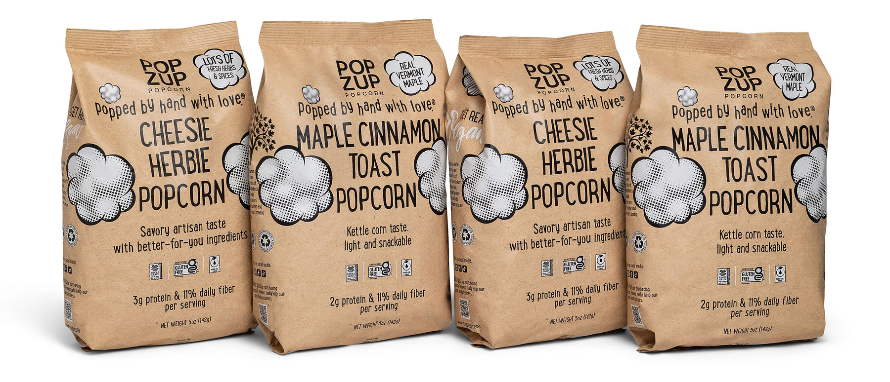 4-Pack Vegan Assortment 5oz – popzup