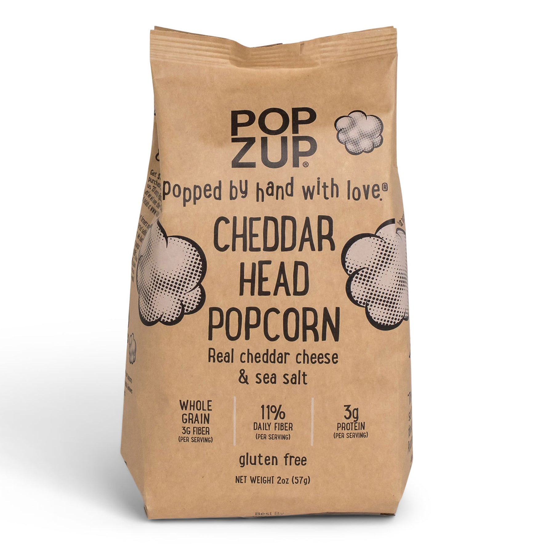 SNACK SIZE - 3 Cheddar Head Popcorn 2 Oz. Bags – popzup