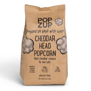 SNACK SIZE - 3 Cheddar Head Popcorn 2 Oz. Bags