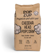3 Cheddar Head Popcorn Bags- Family Size