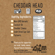 Popzup Cheddar Head Healthy For You Popcorn