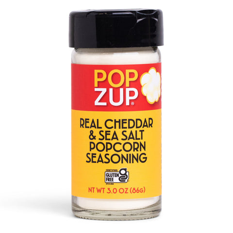 Movie Time +2 Seasonings Kit Popcorn Kit (Stovetop) with Butter & Cheddar Seasoning