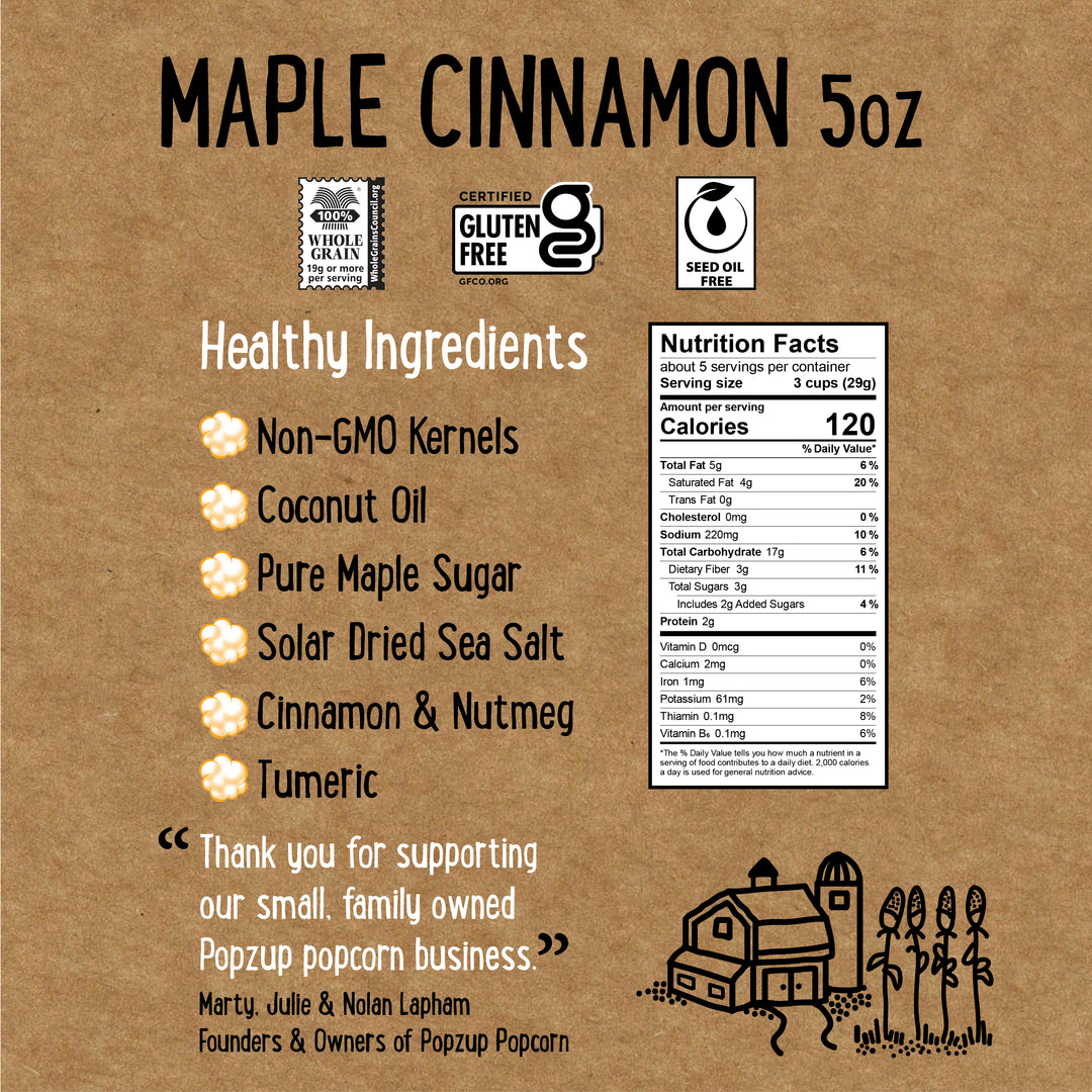 3-Pack Maple Cinnamon 5oz – popzup