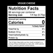 VEGGIE CHEESIE NUTRITIONAL FACTS
